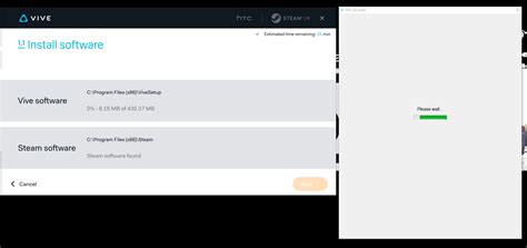 HTC Vive working but HTC vive setup gets stuck on account : r/SteamVR