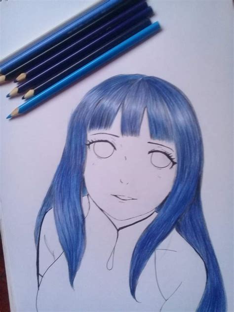 Proceso De Dibujo Hinata Hy Ga Anime Amino