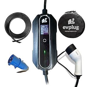 Evplug Chargeur Ev Portable Pour Voiture Lectrique Phev Puissance