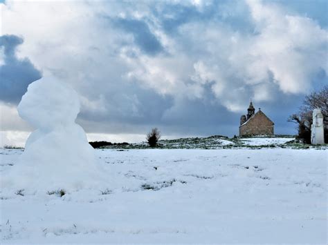 En Photos Neige Autour De Guingamp Le Spectacle Magique Du M N Br