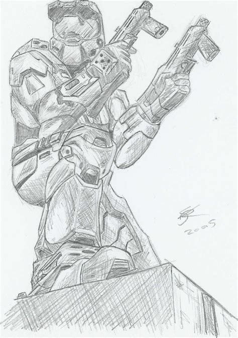 Master Chief Comic Style By Ultimate Saiyan On Deviantart