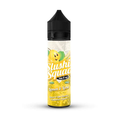 Lemon Lime Slush 50ml Shortfill E Liquid By Slushie Squad Free Next