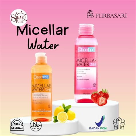 Jual Purbasari Cleanface Micellar Water In In Pembersih In