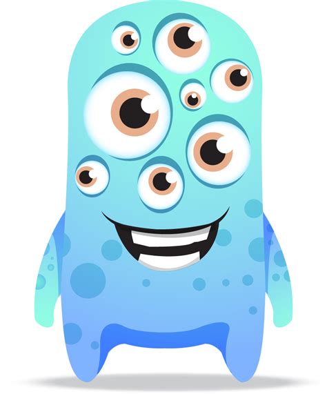 Class Dojo Monsters Blue Clip Art Library