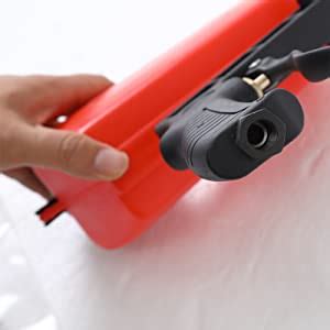 Handheld Druckluft Sandstrahlpistole Mit Rotes Trichter Tragbare