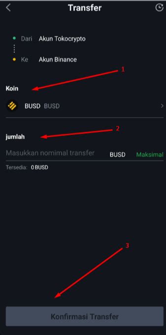 Cara Mentransfer Uang Rupiah Atau Dollar Tokocrypto Ke Binance