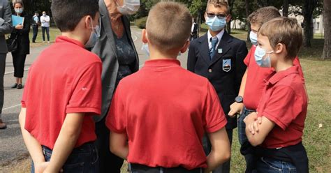 Montbonnot Saint Martin À lÉcole des pupilles de lair une ministre