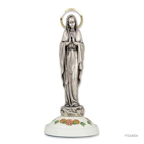 Jual Patung Maria Lourdes Cm Dengan Base Resin Rohani Katolik