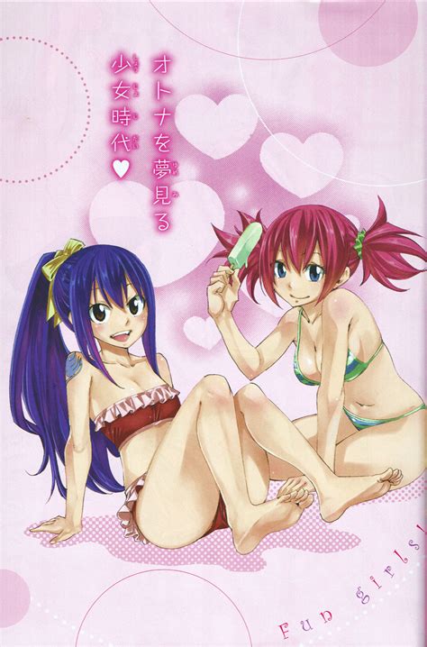 Wendy Marvell And Sheria Blendy Fairy Tail Drawn By Mashimahiro