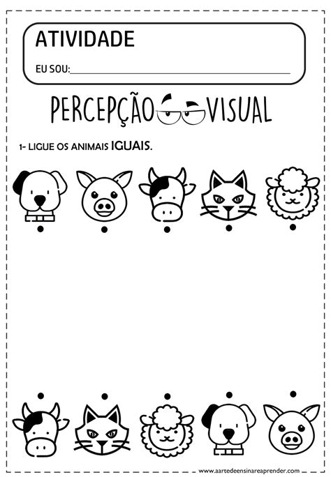 Atividades Percepção Visual Educação Infantil