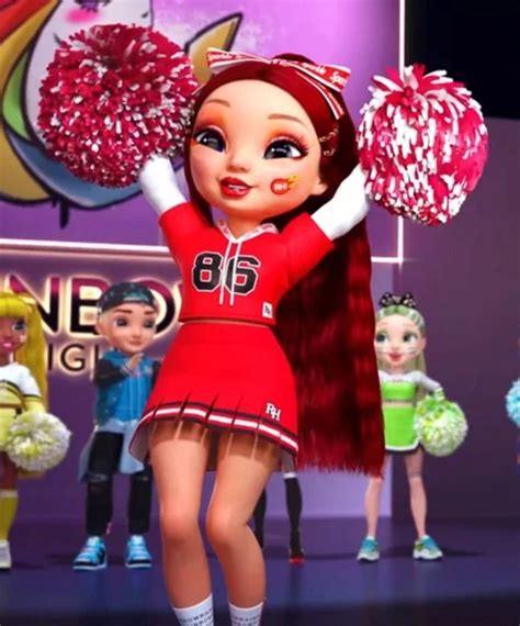 Rainbow High Cheer Ruby Anderson Ruby Rainbow High