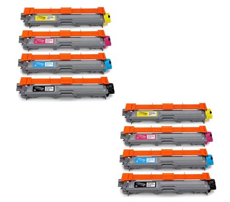 Pack 8 Cartuchos Toner Brother TN241 TN245 Compatible