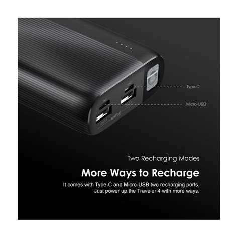 Power Bank ORAIMO OPB P204D 20000 MAh Noir