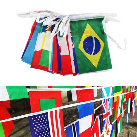 100 Countries String Flag International World Flags Bar Party Bunting