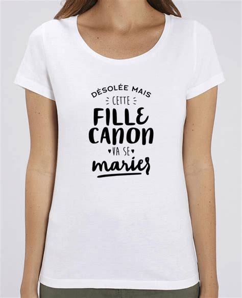 T Shirt Essentiel Stella Jazzer Cette Fille Canon Va Se Marier Evjf