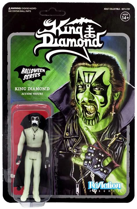 ReAction King Diamond Halloween Series King Diamond 3.75 Action Figure ...