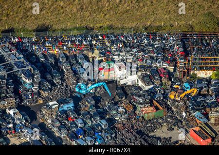 Aerial Photograph Spent Junkyard Strothmann Auto Parts Gmbh Co Kg