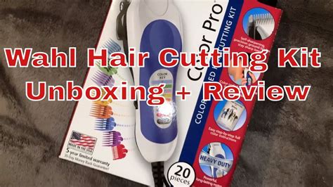 Wahl Color Pro Complete Hair Cutting Kit Review Unboxing YouTube