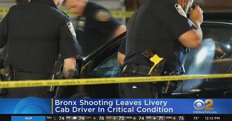 Livery Cab Driver Shot In The Bronx Cbs New York