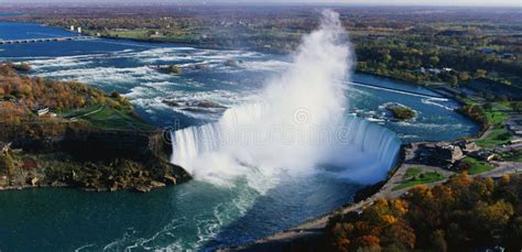 Horseshoe Falls, Niagara Falls Stock Image - Image of aerial, ecology ...