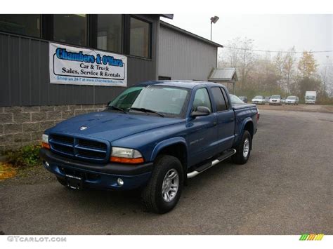 2002 Atlantic Blue Pearl Dodge Dakota Sport Quad Cab 4x4 20456702 Car Color