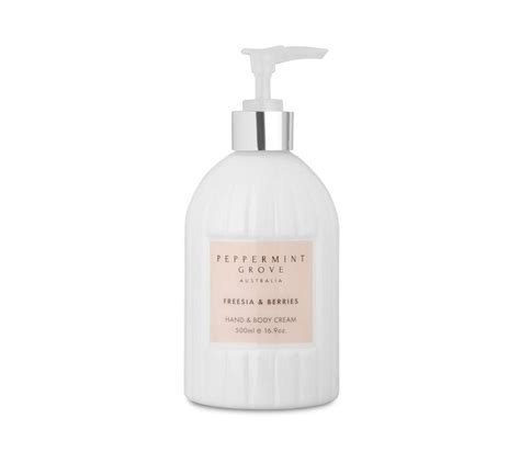 Shop Peppermint Grove Hand And Body Cream Freesia And Berries 500ml At