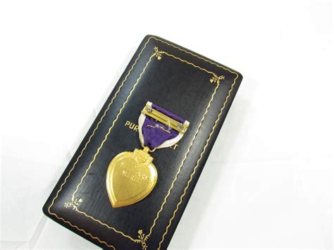 Military WW II Marine Corps Navy Usmc Usn Purple Heart Medal Etsy