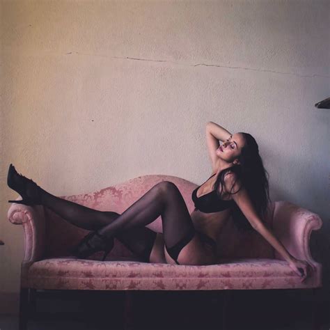 Leggy Brunette Porno Photo