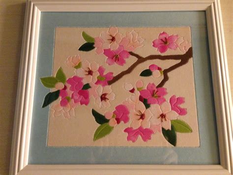 Cherry Blossoms Made By Japanese Washi Paper Crafts To Make Arts And