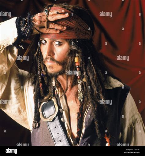 Johnny Depp en Capitaine Jack Sparrow dans Pirates des Caraïbes La