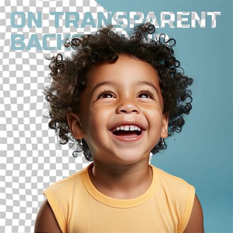 Premium Psd A Optimistic Preschooler Boy With Short Hair From The