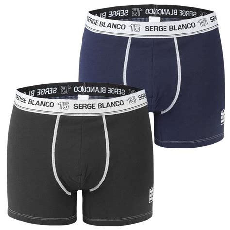 Serge Blanco Boxer Homme Coton Calecon Homme Maille A R E Maintien