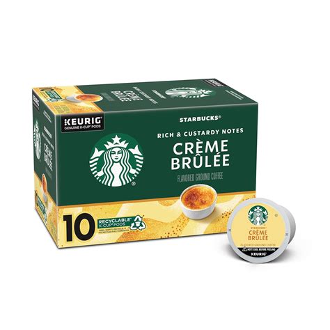 Amazon Starbucks Flavored K Cup Coffee Pods Cr Me Br L E For