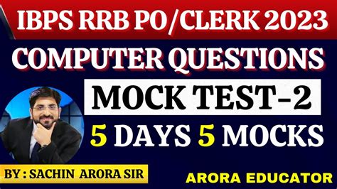 Computer Awareness For Ibps Rrb Po And Clerk 2023 Ibps Rrb Po And Clerk