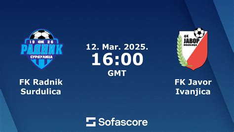 Fk Radnik Surdulica Vs Fk Javor Ivanjica Live Score H H And Lineups