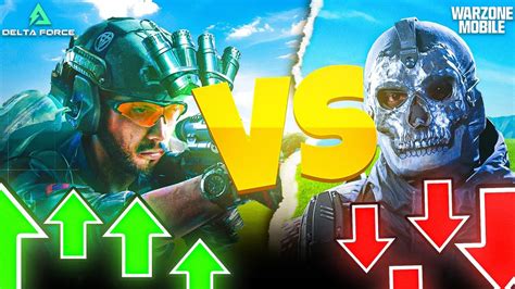 Warzone Mobile Vs Delta Force Mobile Which Is Better Youtube