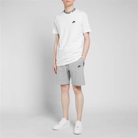 Nike Tech Fleece Short Dark Grey Heather And Black End Tw