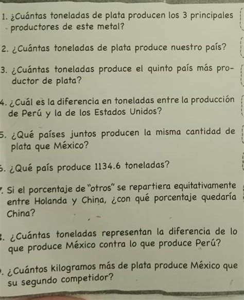 México es el primer productor de plata en el mundo seguido por Pero y