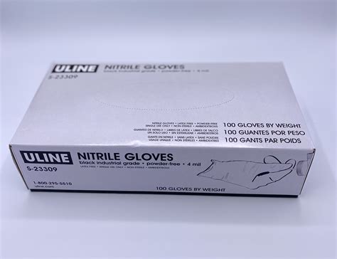 Black Industrial Nitrile Gloves Crosslink Paints