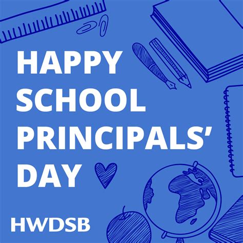 School Principals Day May 1 Hamilton Wentworth District School Board