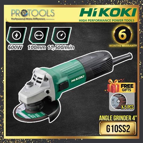 Hikoki Hitachi G Ss Angle Grinder W Foc Cutting Disc