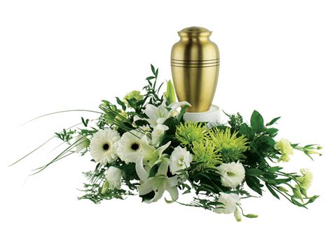 Honored Remembrance Urn Arrangement - Rose & Blossom