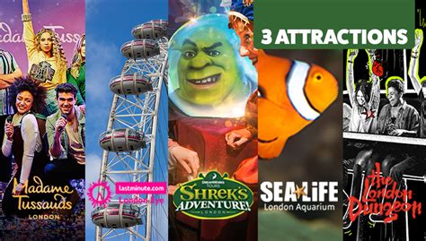 London Combination Tickets Shrek S Adventure London