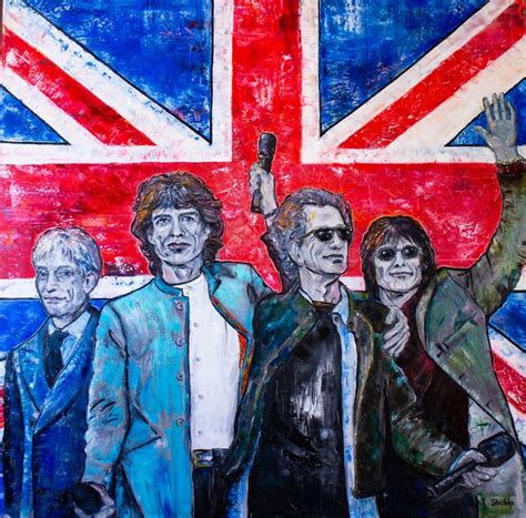 British Rock Legends Natalia Shchipakina Paintings Prints People