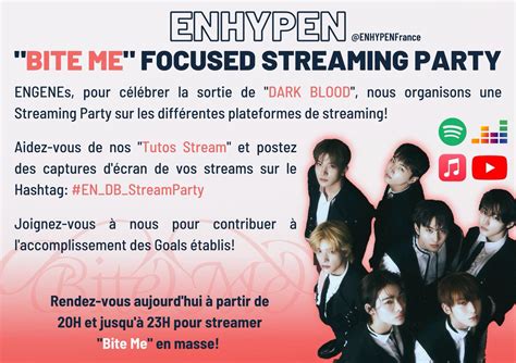 Enhypen Chart France On Twitter Streaming Party