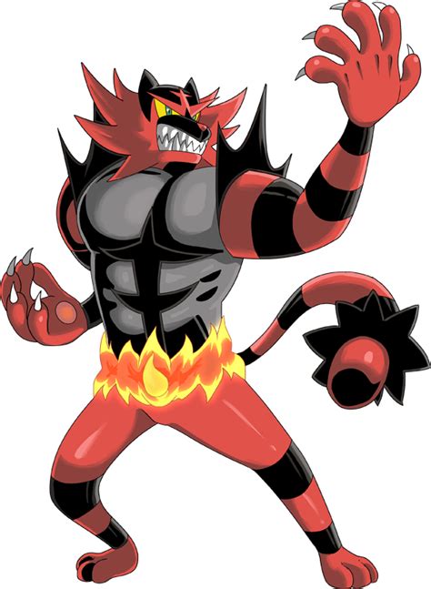 Incineroar Pokemon Png Picture Png Mart