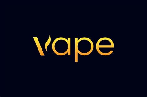 Plantilla De Dise O De Logotipo De Vape Vector Premium