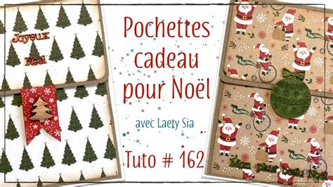 Pochette cadeau pour Noël Tuto 162 YouTube