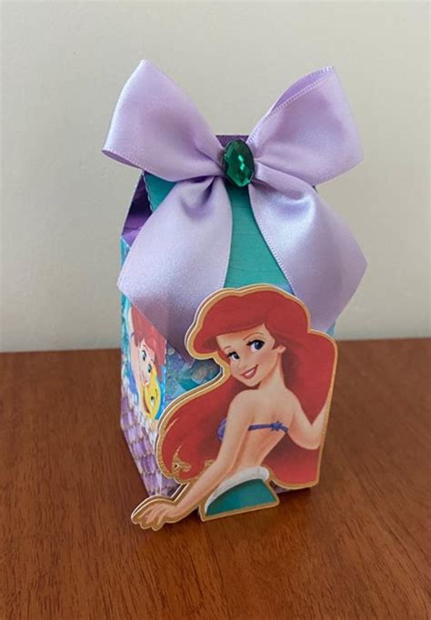 Kit Caixas Personalizadas Ariel A Pequena Sereia No Elo Mari