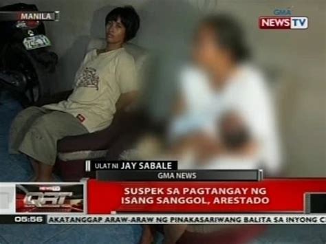 QRT Suspek Sa Pagtangay Ng Isang Sanggol Arestado Video Dailymotion